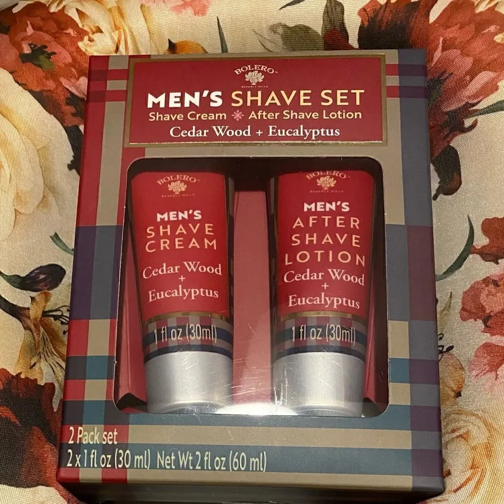 💥Bolero Men’s lot of 2 Shave Set Shave Cream🛍After Shave Lotion 2 Fl OZ …